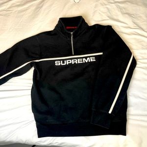 Supreme half zip tech sweater